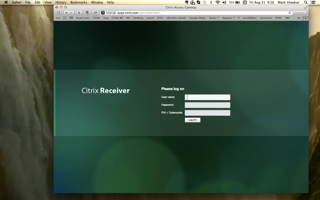 citrix receiver for mac 10.5